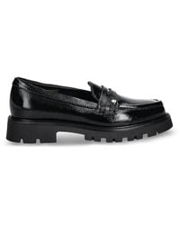 Baldinini - Lug-Sole Platform Penny Loafers - Lyst
