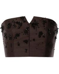 Alberta Ferretti - Top Met Pailletten - Lyst