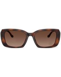 COACH - Maxi Sculpted C Logo-Plaque Rectangle-Frame Sunglasses - Lyst