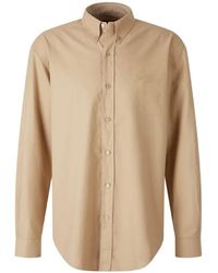 Balmain - Hemd mit Logo-Stickerei - Lyst