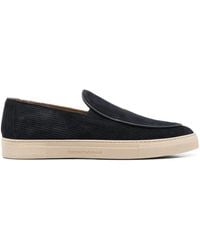 Emporio Armani - スエード ローファー - Lyst