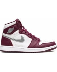 Nike - Air 1 Retro High "Bordeaux" Sneakers - Lyst