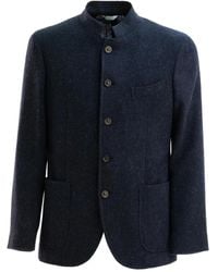 Boglioli - Jacke mit Mandarin-Kragen und Knöpfen - Lyst