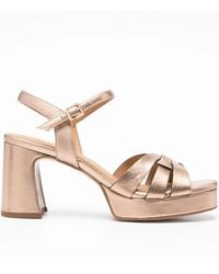 Pedro Miralles - 80Mm Crossover Platform Sandals - Lyst