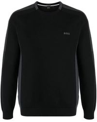 BOSS - Pull À Design Colour Block - Lyst