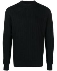Tagliatore - Cable-knit Virgin-wool Sweater - Lyst