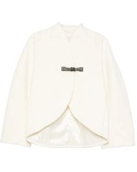 forte_forte - Buckle-Fastening Jacket - Lyst