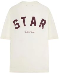 Golden Goose - Star Print T-Shirt - Lyst