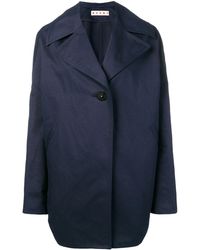 Marni Oversized Mantel - Blauw