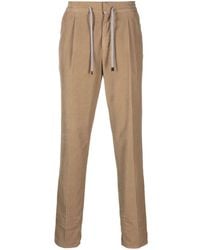 Brunello Cucinelli - Tapered-leg Corduroy Trousers - Lyst