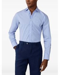 Hackett - Tailored Multi-Trim Shirt - Lyst