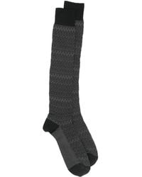 Missoni - Kniestrümpfe Mit Zickzackmuster - Lyst