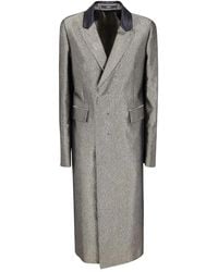 SAPIO - Double-Breasted Coat - Lyst