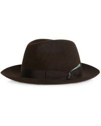 Pal Zileri - X Borsalino Federico Fédora À Détail Gros Grain - Lyst
