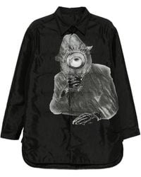 Yohji Yamamoto - Surchemise À Motif Camouflage - Lyst