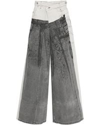 Feng Chen Wang - Jeans mit grafischem Print - Lyst