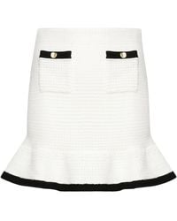 Self-Portrait - Crochet Mini Skirt - Lyst