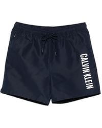 Calvin Klein - Logo Swim Shorts - Lyst