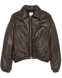 Alysi - Quilted Leather Jacket - Lyst