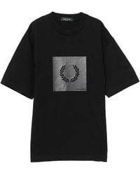 Fred Perry - T-Shirt Met Ronde Hals - Lyst