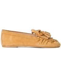 Stuart Weitzman - Barry Stud-Embellished Kiltie Loafers - Lyst