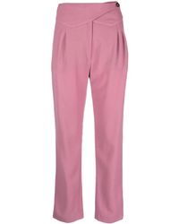 Blazé Milano - Cool & Easy Pleat-Detail Virgin Wool Trousers - Lyst