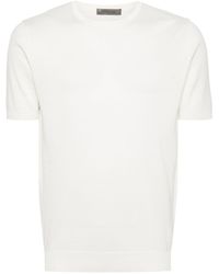 Corneliani - Fijngebreid T-shirt - Lyst