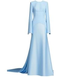 Solace London - Claudine Flared-Sleeve Maxi Dress - Lyst