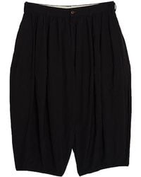 Comme des Garçons - Pleat-detail Cropped Trousers - Lyst
