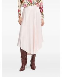 Guess - Asymmetric Satin Skirt - Lyst