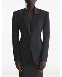 Mugler - Padded Shoulder Jacket - Lyst