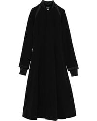 Y-3 - Geplooide Midi-Jurk Met Gewatteerd Detail - Lyst