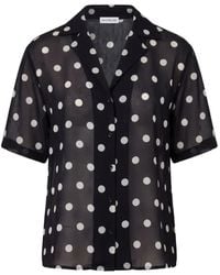 Nicholas - Sonora Relaxed Crop Shirt - Lyst
