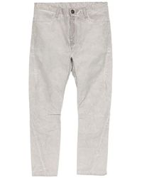 69 by Isaac Sellam - Four-Pocket Textured-Finish Trousers - Lyst