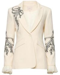 Cinq À Sept - Cheyenne Cascading Ribbon Blazer - Lyst