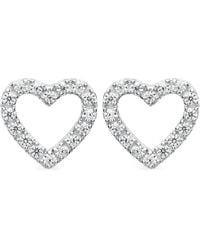 Djula - Pendientes Magic Touch Con Diseño De Corazón - Lyst