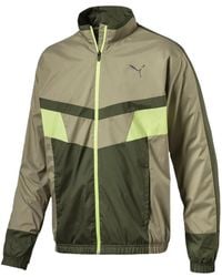 PUMA - Retro Woven Logo-Detail Jacket - Lyst