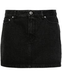 A.P.C. - Mid-Rise Denim Miniskirt - Lyst