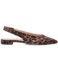 Stuart Weitzman - Stassi Leopard-Print Slingback Pumps - Lyst
