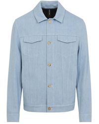Kiton - Pocket Button Cotton Jacket - Lyst