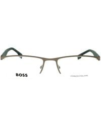 BOSS - Rectangle-Frame Glasses - Lyst
