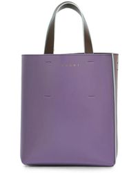 Marni - Dark Leather Museo Mini Bag - Lyst
