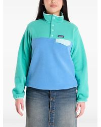 Patagonia - Synchilla Snap-T Colour-Block Fleece Jacket - Lyst