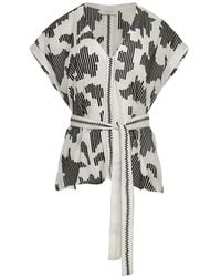 Devotion - Celestra V-Neck Belted Top - Lyst