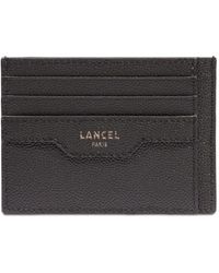 Lancel - Tarjetero de piel con logo - Lyst