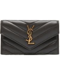Saint Laurent - Cassandre Matelassé Leather Wallet - Lyst