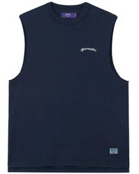 AFTERMATHS - Graphic-Print Cotton Tank Top - Lyst