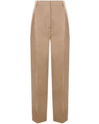 Prada - Pleated Tailored Trousers - Lyst