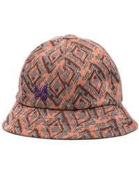 Needles - Abstract-Print Bucket Hat - Lyst