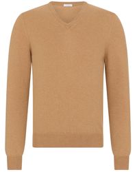 Malo - V-Neck Sweater - Lyst
